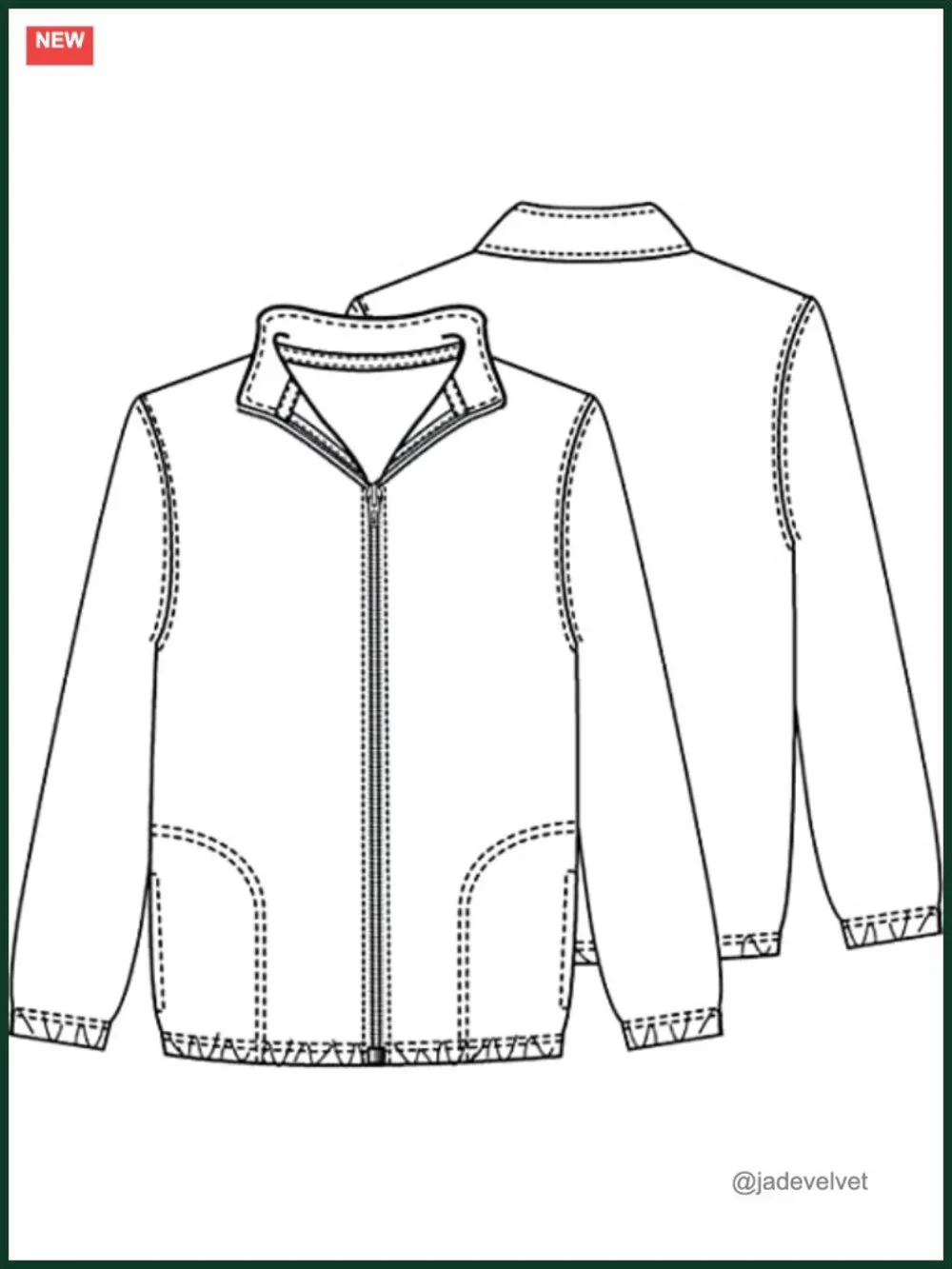 Unisex Zip Front Polar Fleece Jacket with 2 Side Pockets